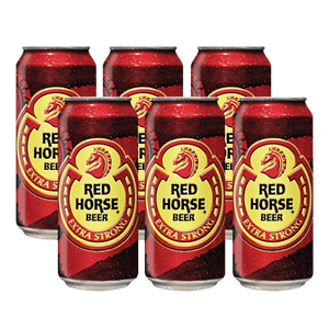 Red Horse Beer 500 mL Can Bundle of 6 at ₱594.00 | Boozy.ph