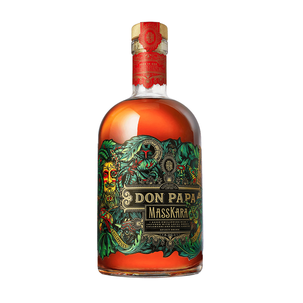 Don Papa Masskara Spiced Rum 700ml at ₱1149.00 | Boozy.ph