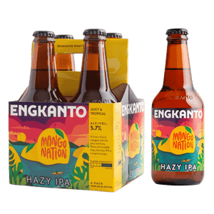 Engkanto Mango Nation - Hazy IPA 330mL Bottle 4-Pack at ₱575.00 | Boozy.ph