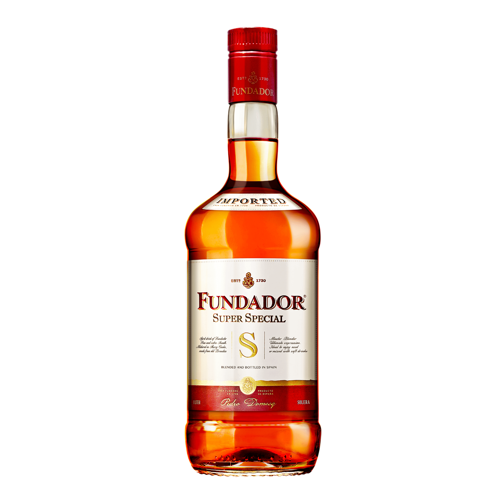 Fundador Super Special Brandy 1L at ₱329.00 | Boozy.ph