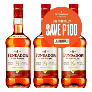 Fundador Super Special Brandy 1L Saver Pack at ₱887.00 | Boozy.ph