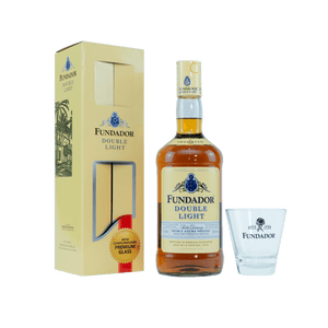 Fundador Double Light 1L with FREE Brandy Glass at ₱469.00 | Boozy.ph