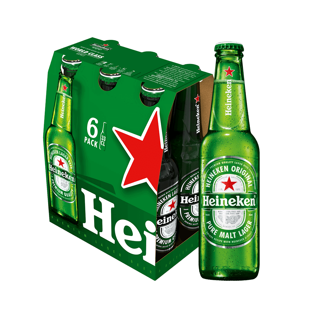 Heineken 330ml 6 Pack at ₱469.00 | Boozy.ph