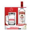 Smirnoff Red No. 21 Vodka 700ml Mason Jar Glass Pack at ₱679.00 | Boozy.ph