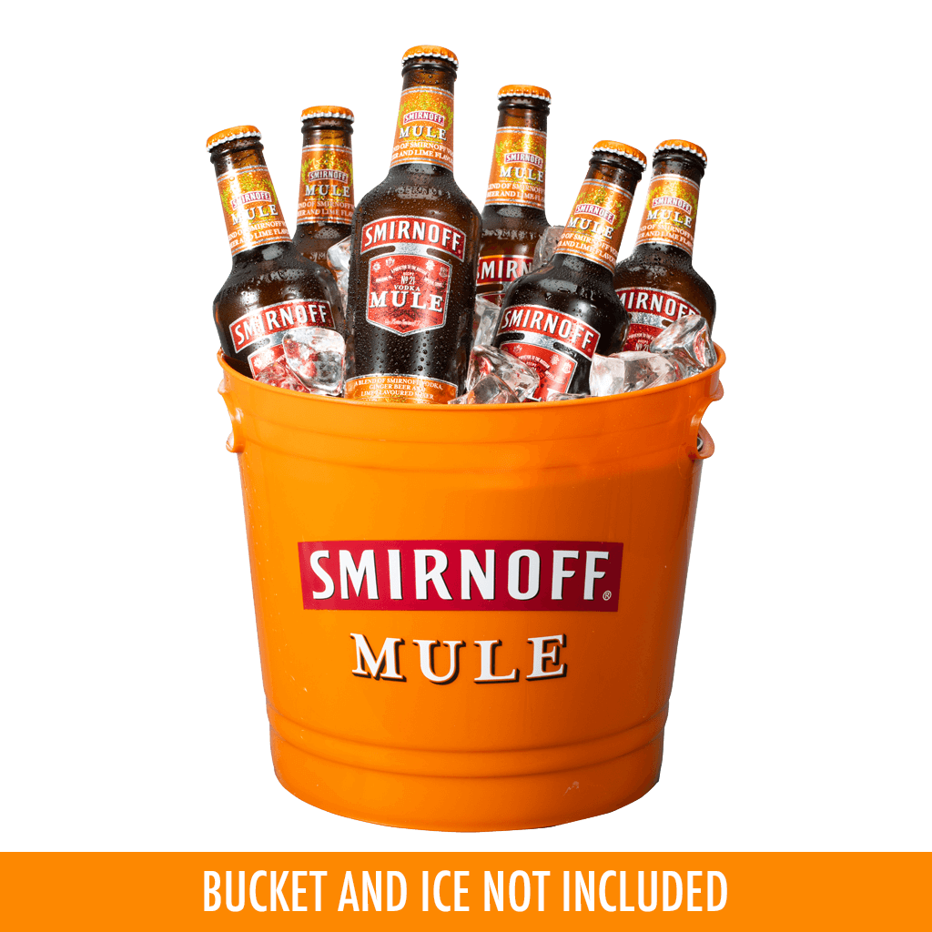 Smirnoff Mule 330ml Bucket 5+1 at ₱324.00 | Boozy.ph